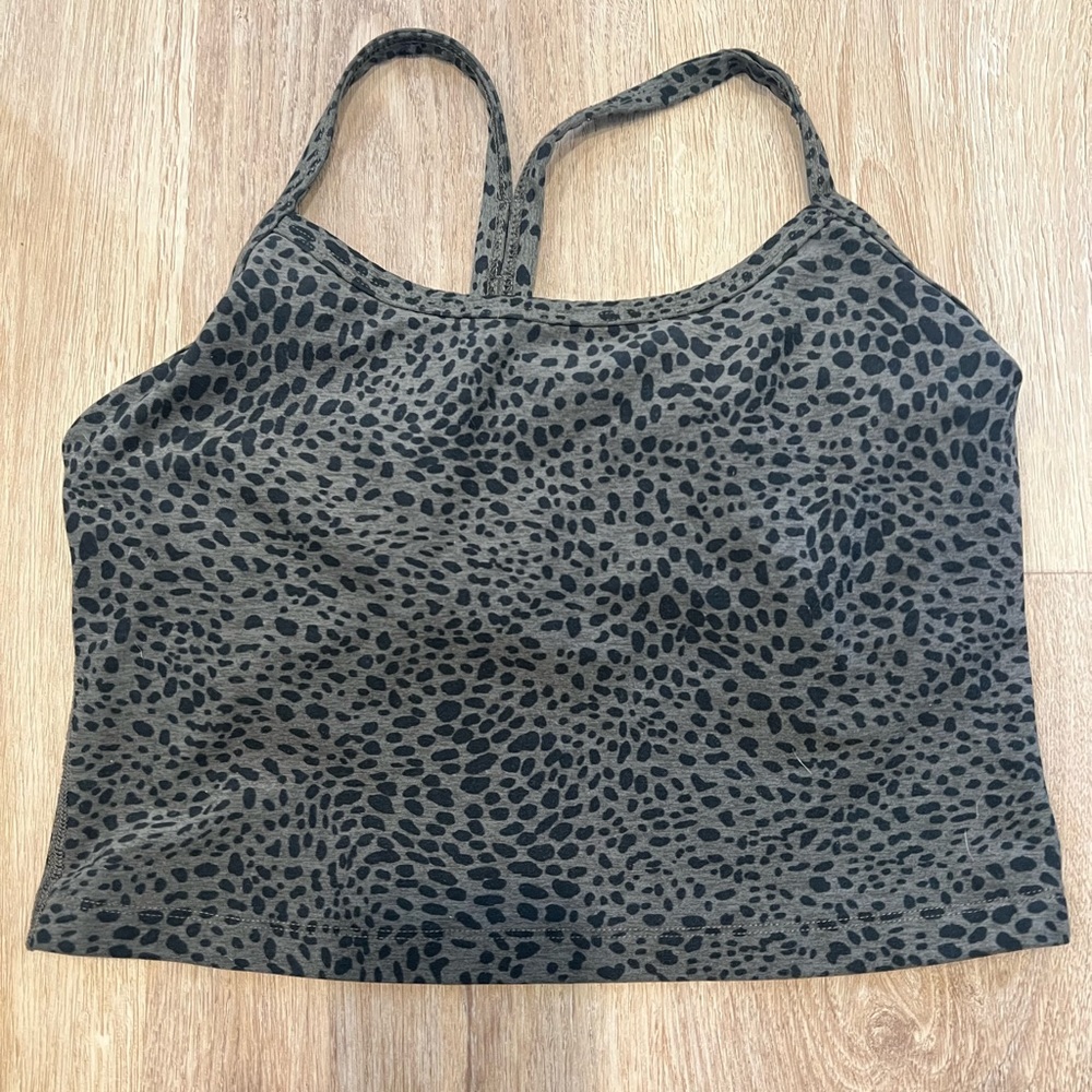 Beyond yoga slim racetrack cropped tank
